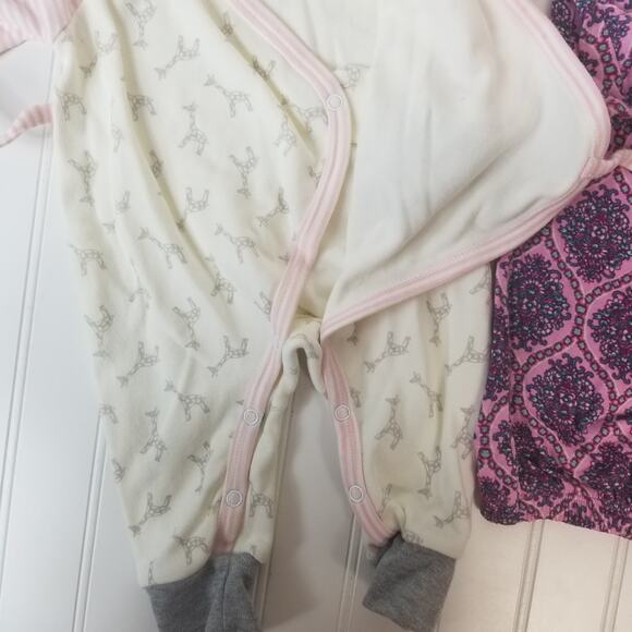 Mud Pie Everly Grey Sleep/Play Bundle 0-3M - Picture 2 of 8